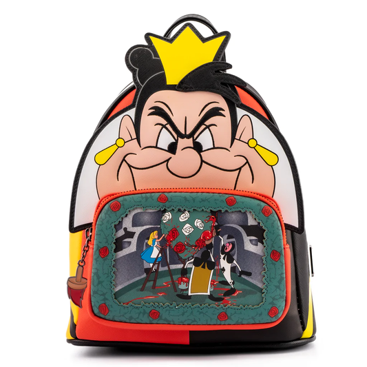 Alice in Wonderland Queen of Hearts Villains Scene Mini Backpack