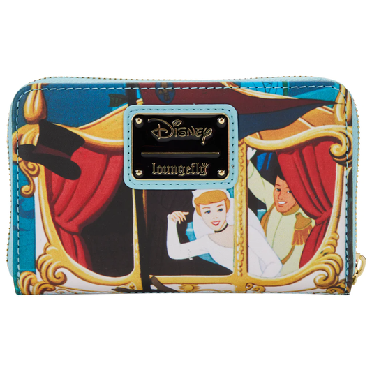 Cinderella Princess Scenes Zip Around Wallet