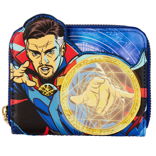 Doctor Strange in the Multiverse of Madness Glow in the Dark Zip Around Wallet