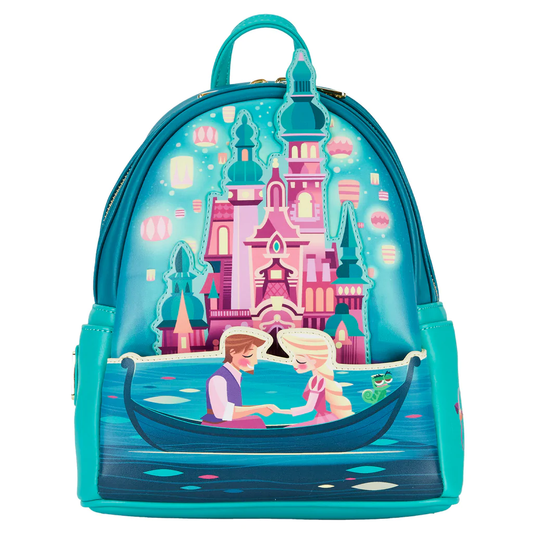 Tangled Rapunzel Castle Glow in the Dark Mini Backpack